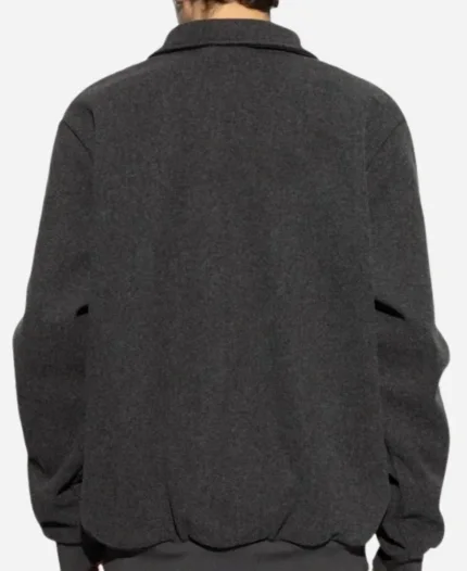  Adidas Spezial FC Grey Wool Track Jacket For Unisex