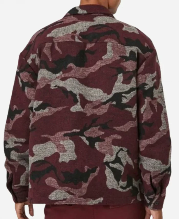 Alex Henderson Assisted Living S05 Burgundy Camo Jacket