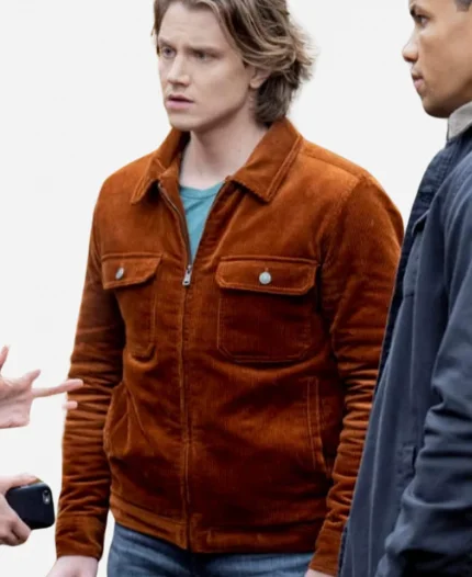 Alex Saxon TV-Series Nancy Drew Season 02 Ace Brown Velvet Jacket