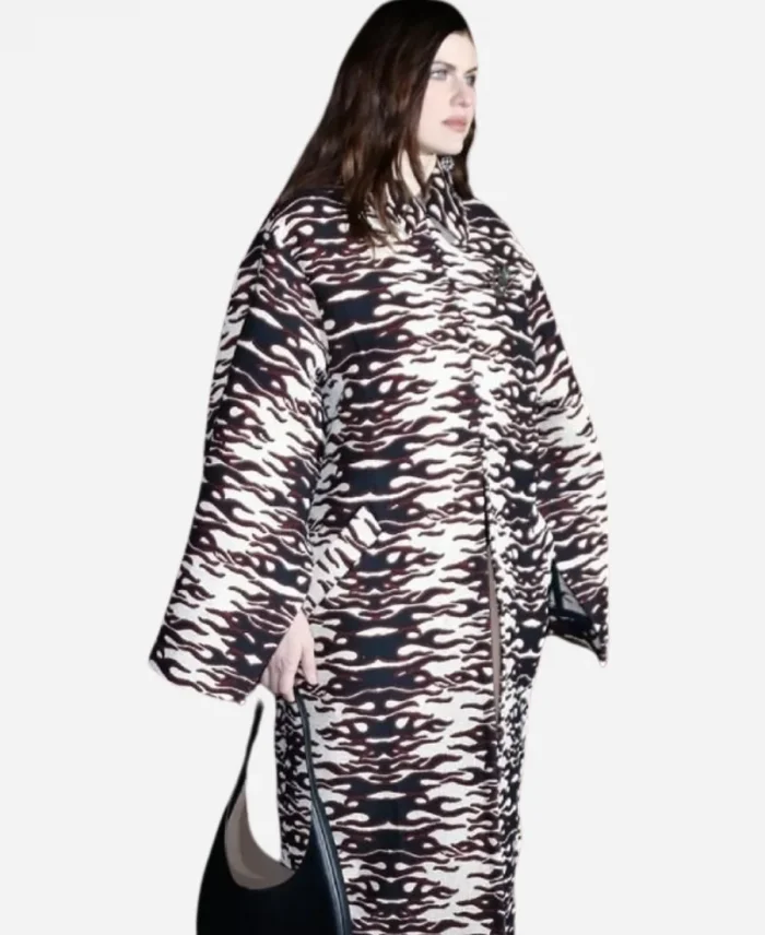 Alexandra Daddario NY Long Coat