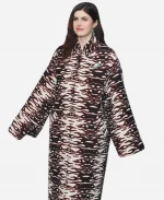 Alexandra Daddario NYFW Tory Burch Coat