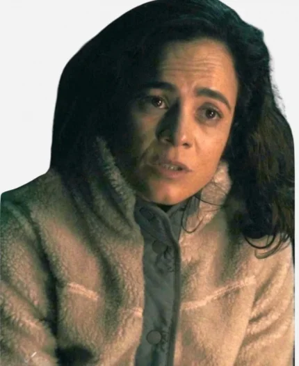 Alice Braga Dark Matter 2024 Sherpa Jacket
