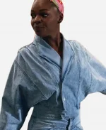 All Rise S03 Samantha Marie Ware Denim Jumpsuit