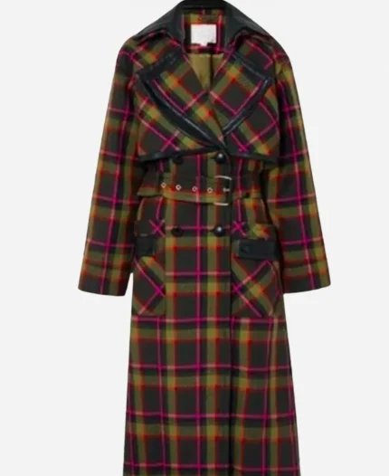 Amanda Wagner TV Series Will Trent Season 03 Sonja Sohn Belted Plaid Coat