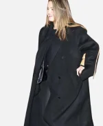 American Singer And Actress Selena Gomez Black Trench Long Coat