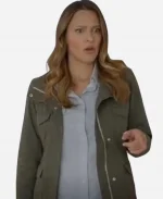 Amy Winslow Tv Series Mystery 101 Jill Wagner Grey Cotton Jacket