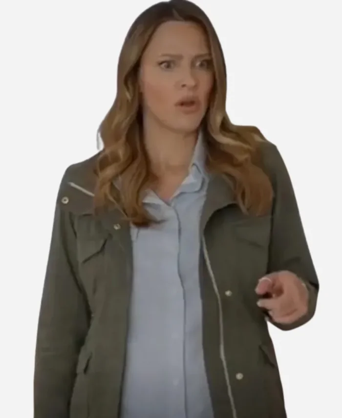 Amy Winslow Tv Series Mystery 101 Jill Wagner Grey Cotton Jacket