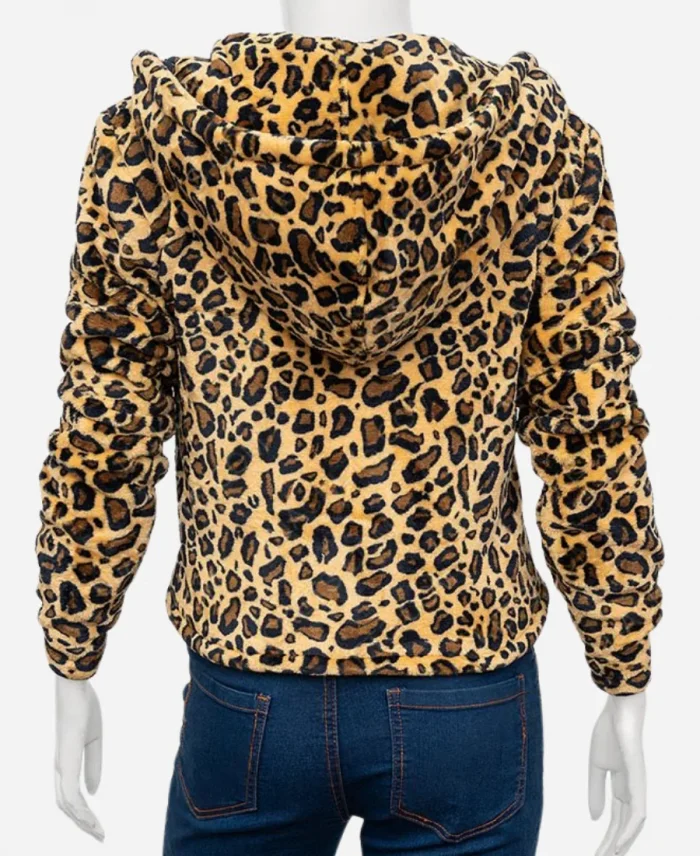 Angela Norris TV Series Landman 2024 Ali Larter Leopard Hoodie For Sale