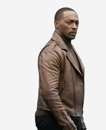 Anthony Mackie Tv Series The Falcon and the Winter Soldier Sam Wilson Leather Jacket
