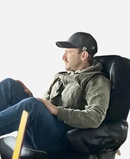 Ben Foster Green Cotton Vest