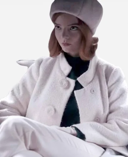 Beth Harmon Tv Series The Queen’s Gambit Anya Taylor-Joy Wool Coat