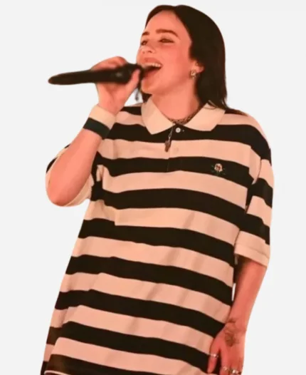Billie Eilish Avicii Arena Striped Shirt