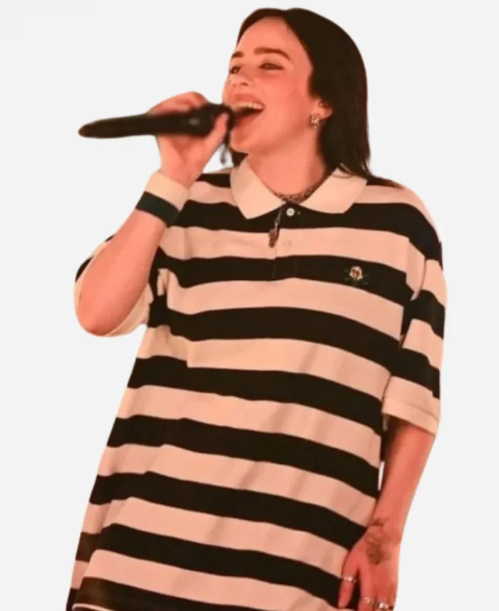 Billie Eilish Avicii Arena Striped Shirt