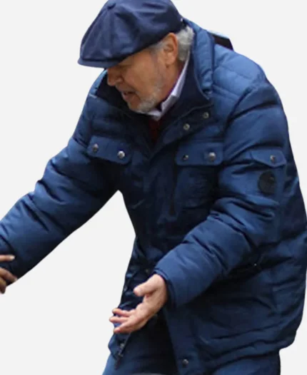 Billy Crystal Here Today Charlie Bern Blue Puffer Jacket