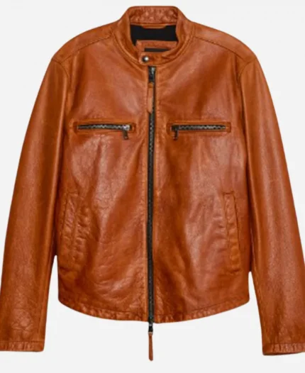 Brett Dalton Tv Series Found Season 02 Mark Trent Brown Leather Jacket