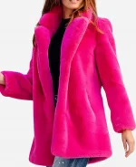 Briony Mink Fur Pink Coat