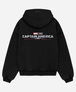 Captain America Brave Black Hoodie