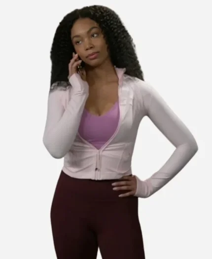 Chelsea Hamilton Beyond the Gates Pink Jacket