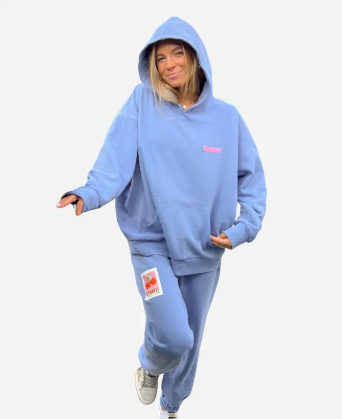 Cherry Bomb Starfit Oversized Pullover Hoodie For Women