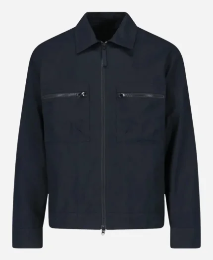 Christian Wolff Movie The Accountant 2 2025 Ben Affleck Blue Cotton Jacket