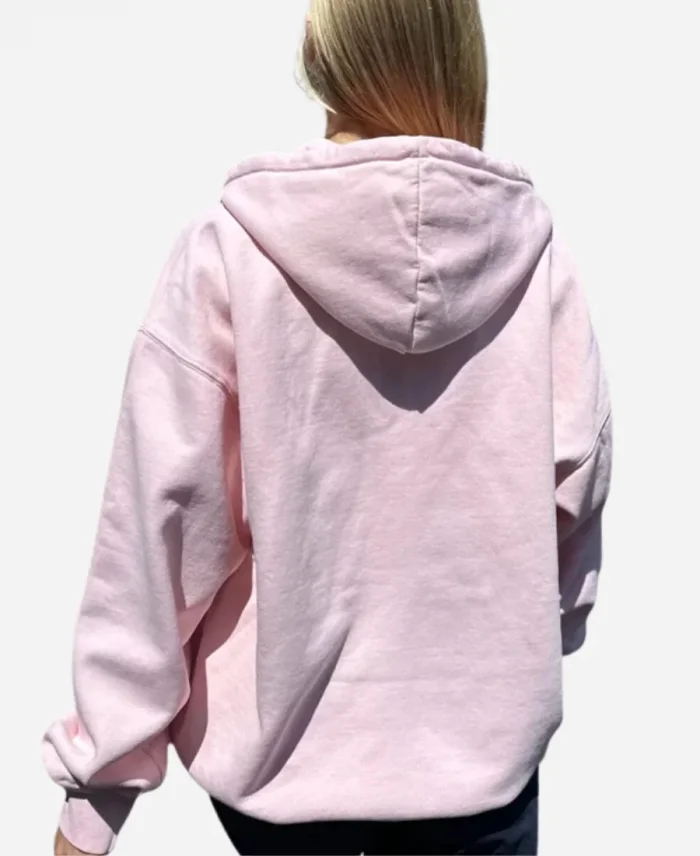 Christy Brandy Pink Zip-Up Hoodie