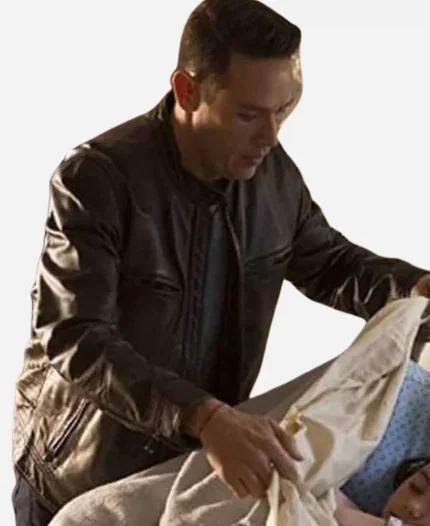 Dan Espinoza Tv Series Lucifer Season 05  Part 2 Kevin Alejandro Brown Leather Jacket