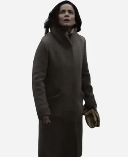 Dark Matter Amanda Lucas Grey Trench Coat