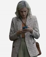 Denise Gough Stolen Girl Plaid Blazer