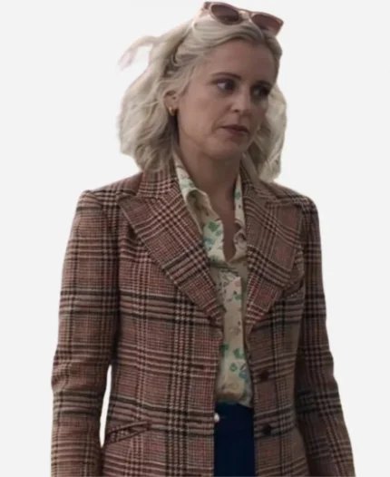 Denise Gough The Stolen Girl Plaid Blazer