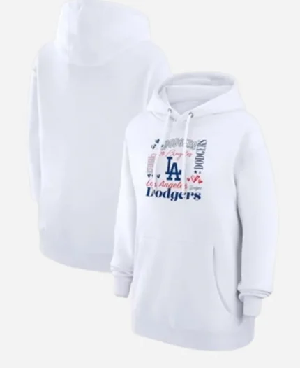 Dodgers G-III 4Her by Carl Banks Collage Team Hoodie