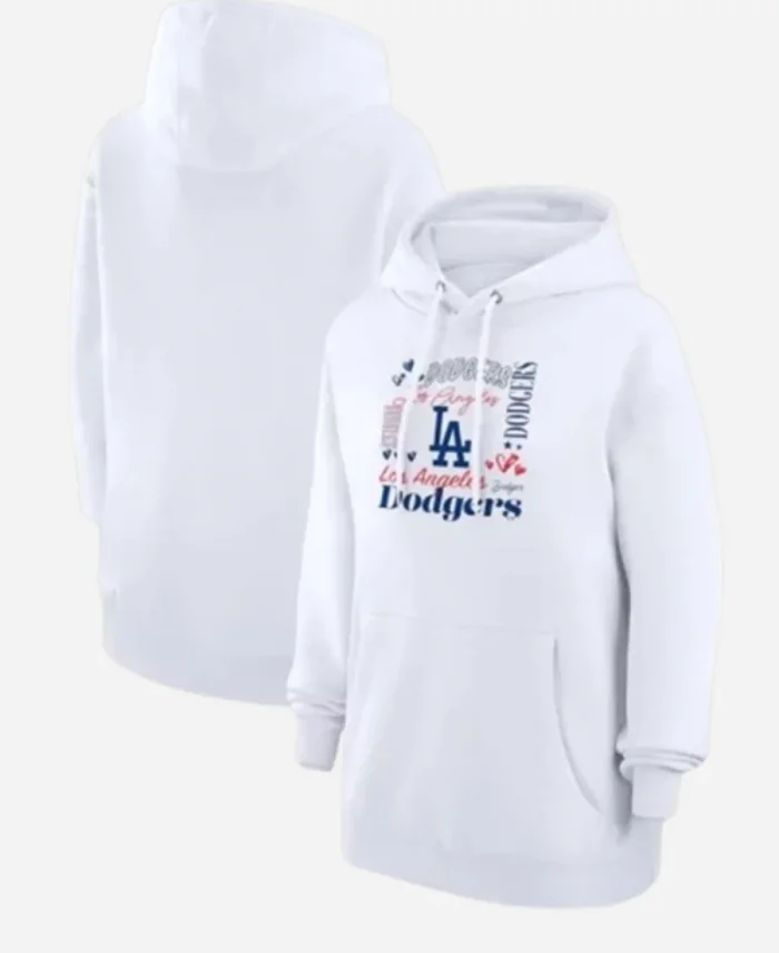 Dodgers G-III 4Her by Carl Banks Collage Team Hoodie