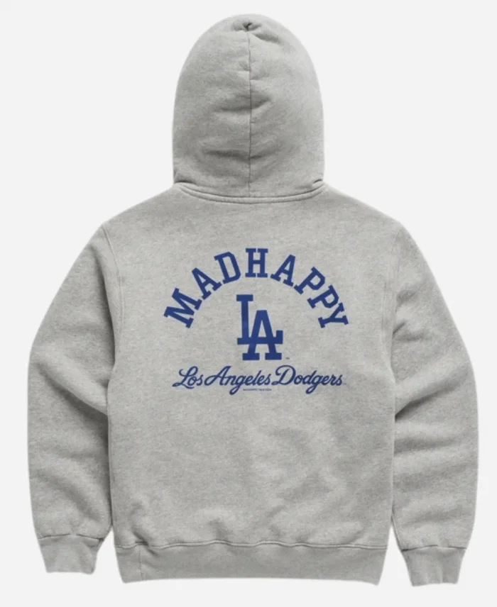 Dodgers Madhappy Grey Pullover Hoodie