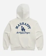 Dodgers Madhappy White Pullover Hoodie