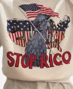 Drake Stop Rico Pullover White Hoodie For Sale