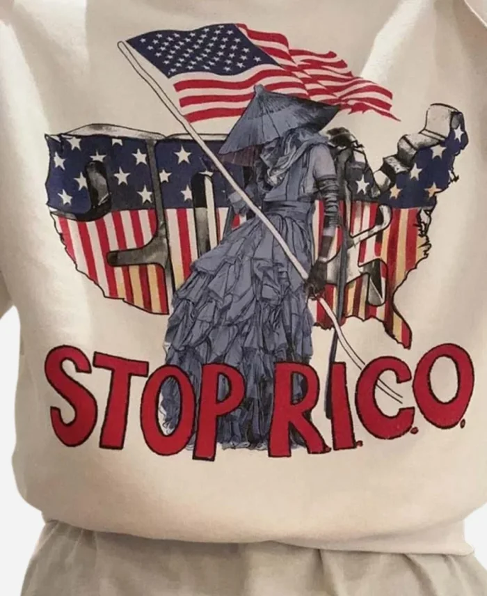 Drake Stop Rico Pullover White Hoodie For Sale