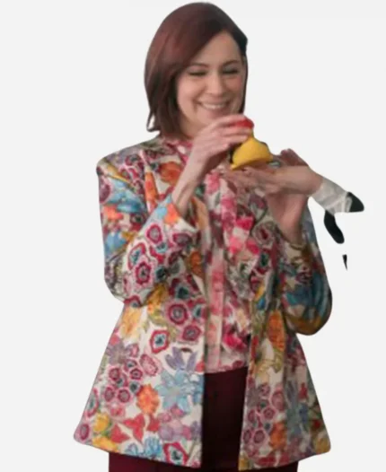 Elsbeth S02 Carrie Preston Floral Print Blazer