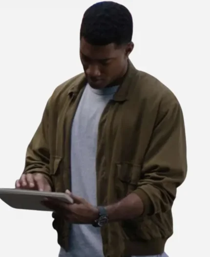 FBI International Andre Raines Brown Bomber Jacket