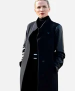 FBI Most Wanted S6 Shantel VanSanten Leather Sleeve Coat
