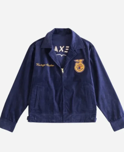 FFA Blue Corduroy Jacket For Sale