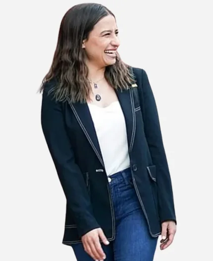 False Positive 2021 Ilana Glazer Black Blazer