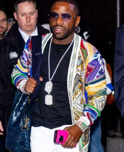 Floyd Mayweather Madison Square Garden Printed Cardigan