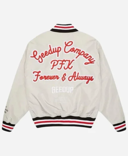 Geedup PFK Varsity Satin Jacket For Sale