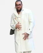 Good Morning America Jason Momoa White Coat For Men's