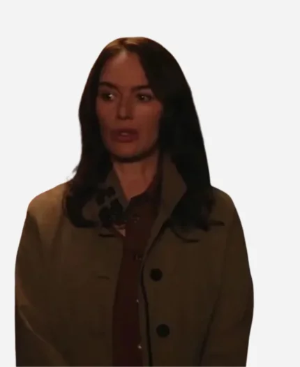 Gunpowder Milkshake Lena Headey Brown Coat