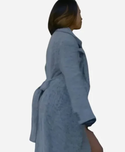 Hayley Lawson Grey Tweed Coat