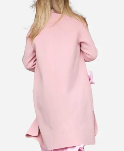 Heart FM Amanda Holden Pink Wool Long Coat