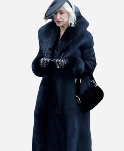 Helen Mirren MobLand 2025 Black Coat