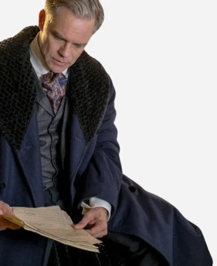 Henry Gowen Tv Series When Calls The Heart Martin Cummins Fur Collar Coat