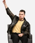 Jack Antonoff Black Leather Jacket