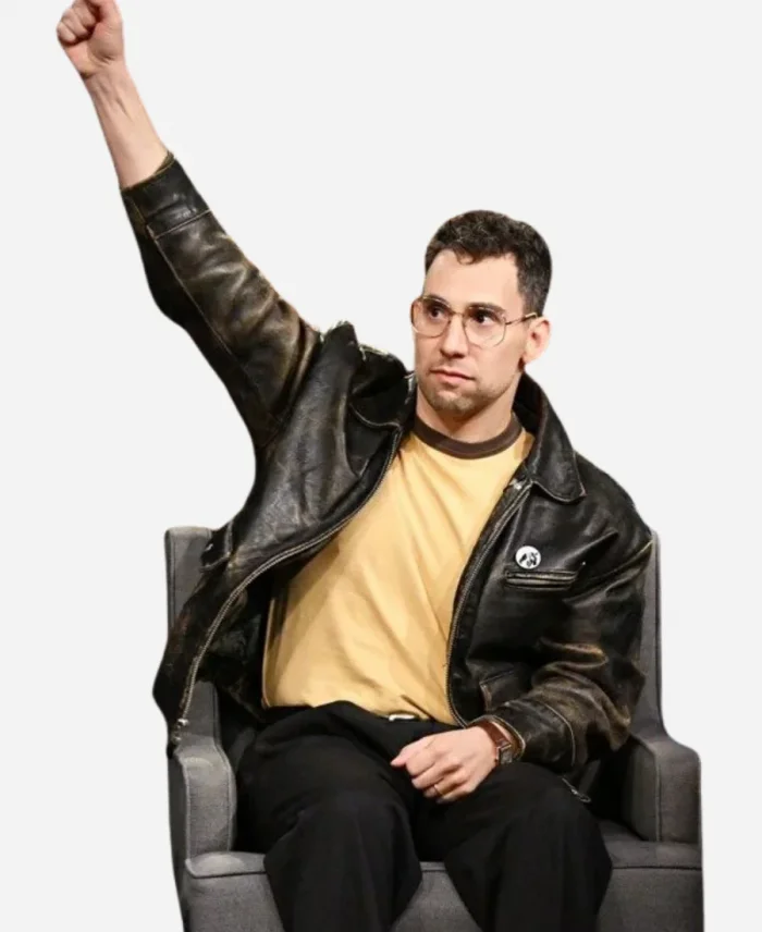 Jack Antonoff Black Leather Jacket